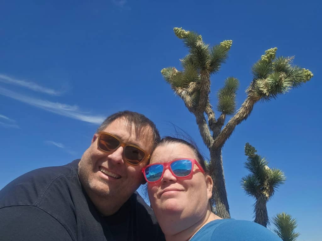 John and Tammilee at Joshua Tree National Park