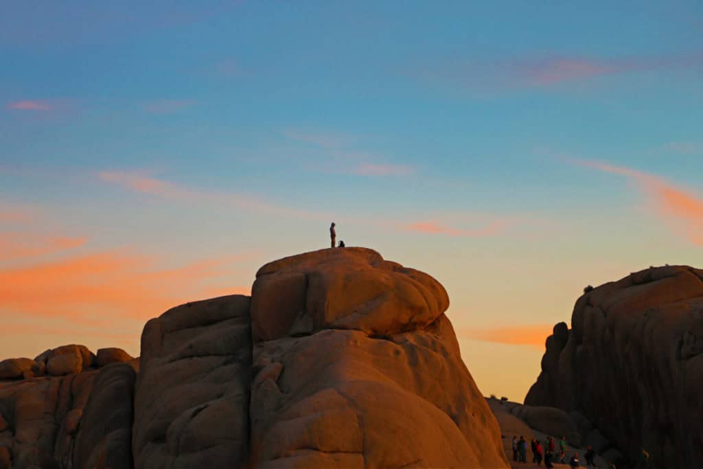 Watching Sunset at Joshua Tree National Park