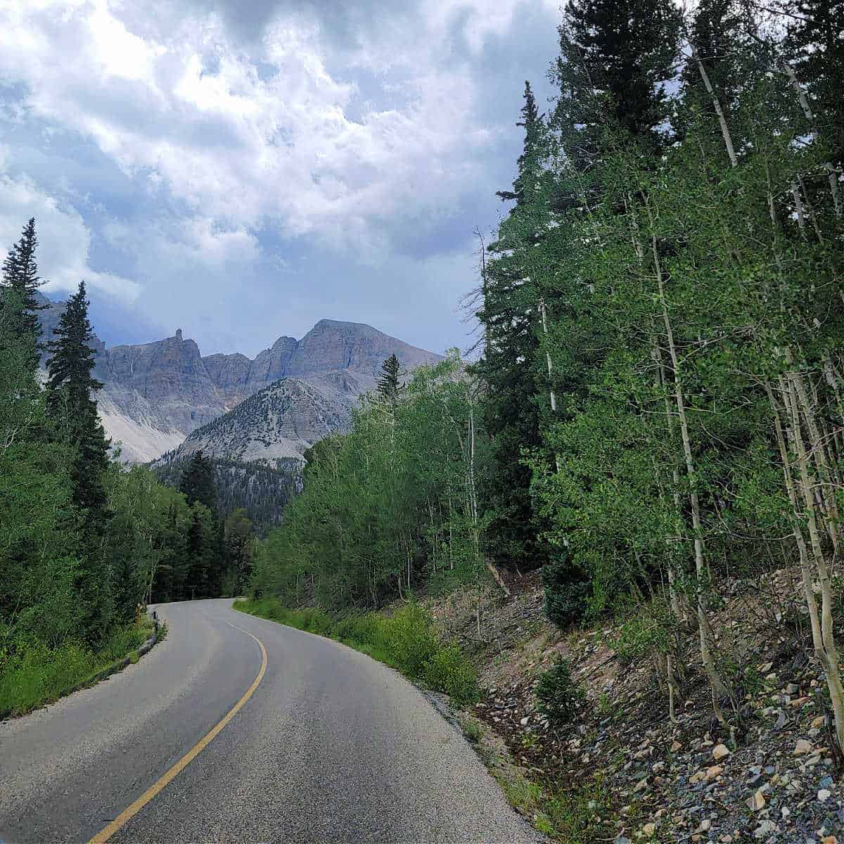 Wheeler Peak Scenic Drive at Great Basin National Park in Baker, Nevada