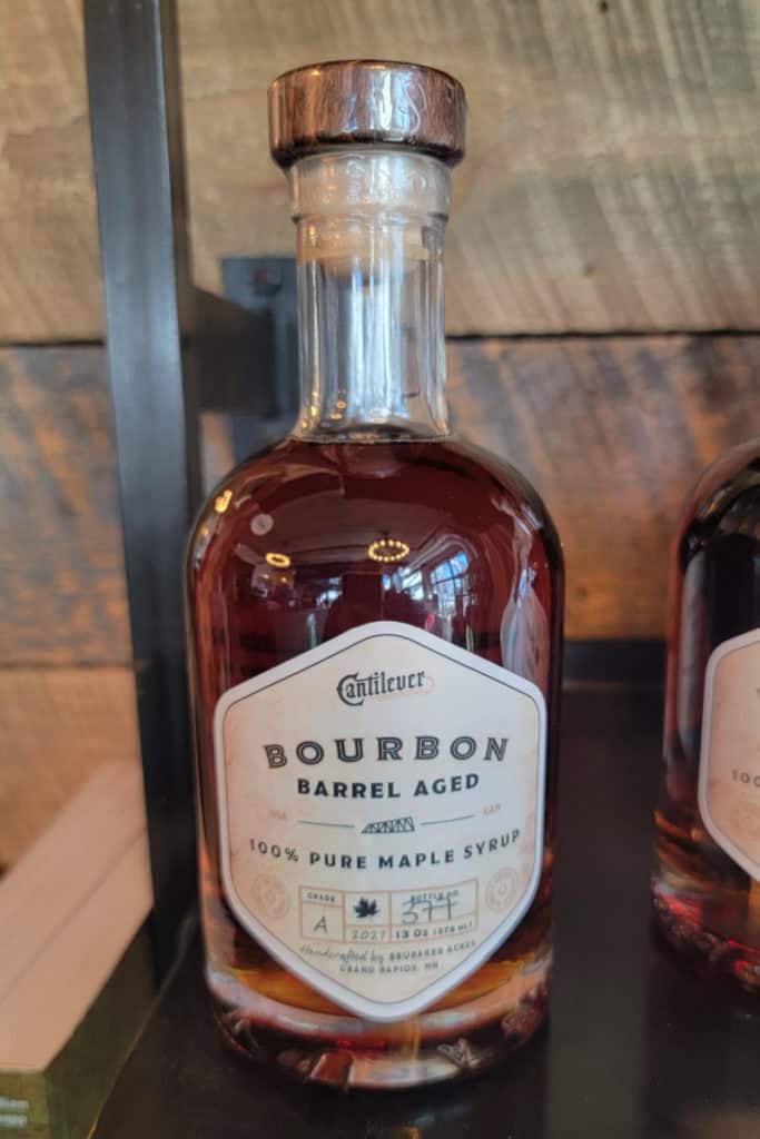 Cantilever Bourbon Barrel Aged pure maple syrup