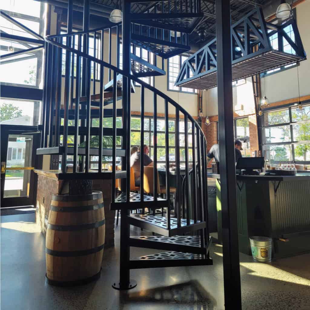 Cocktail Room in the Cantilever Distillery and Hotel