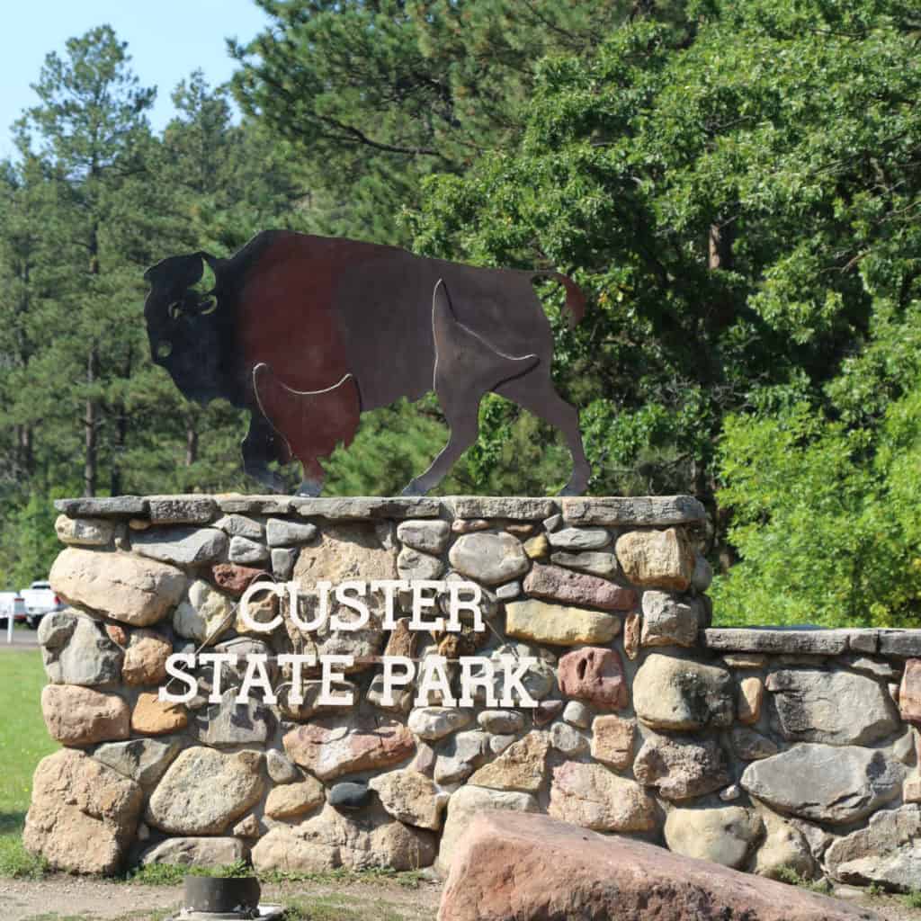 Custer State Park Entrance Sign