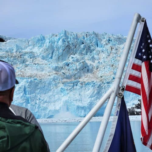 Glacier Calving in Kenai Fjords NP