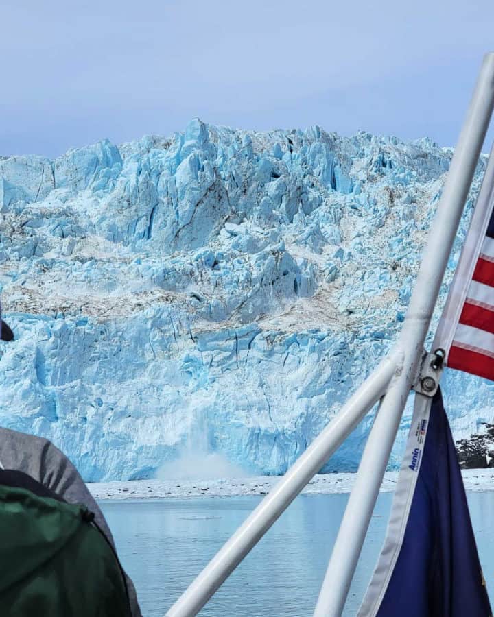 Glacier Calving in Kenai Fjords NP