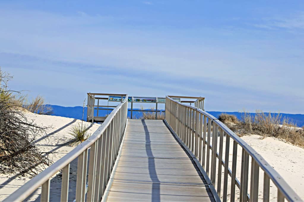 Hiking in White Sands National Park