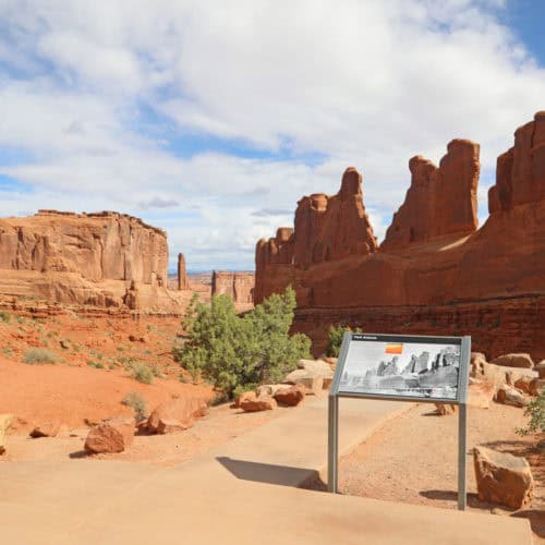 Park Avenue Hike in Arches National Park in Moab Utah