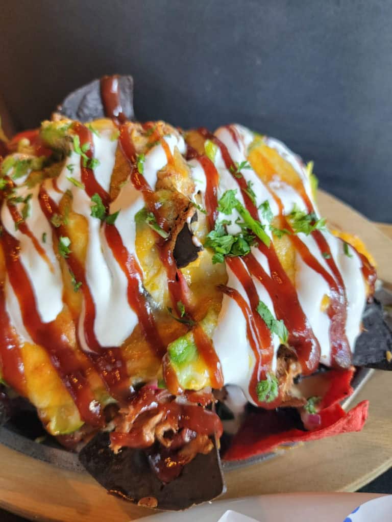 Short Rib Nachos at Cantilever Hotel Restaurant