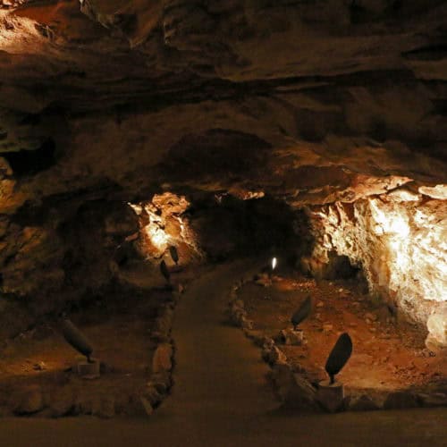 inside Wind Cave in South Dakota USA